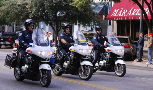 police on bikes