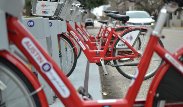 Austin B-cycle rack