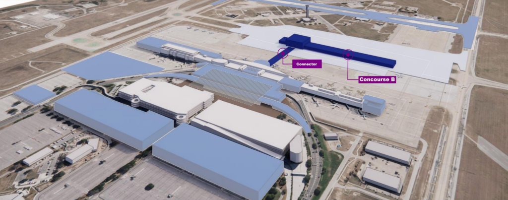 机场委员会听取关于B航站楼和连接器项目的最新情况更新